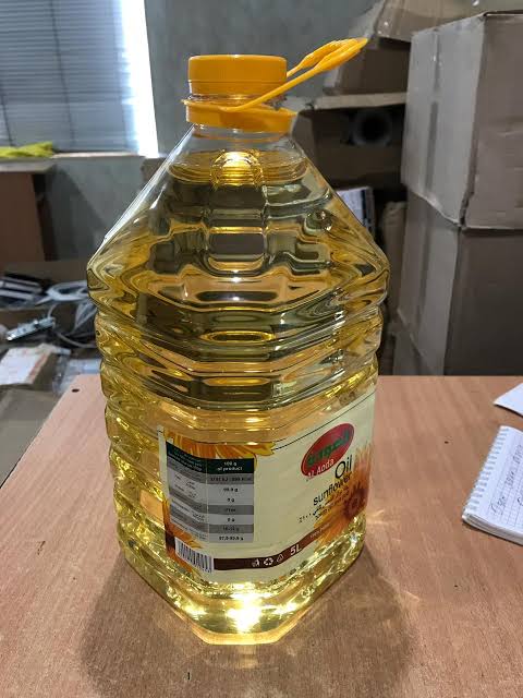 BOTTLE 5 liter Sunflower oil